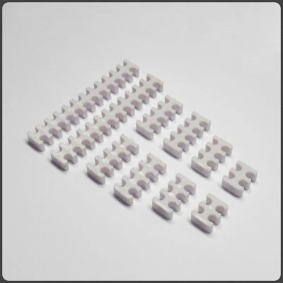 10pcs White Open Cable Comb Set For 3mm Sleeved Cable - Image 1 of 4