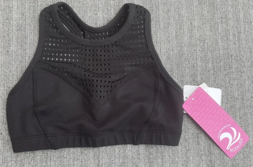 Sujetador deportivo KOS EE. UU. Para mujer nuevo con etiquetas talla pequeña yoga/gimnasio recortes láser espalda deportiva Foto 1 de 4