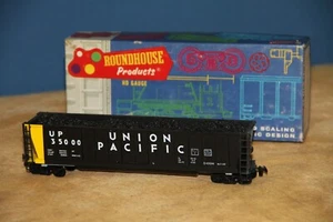 Roundhouse HO Gondel mit Kohle Union Pacific schwarz Kunststoff montiert - Bild 1 von 1