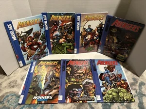 Marvel Avengers Hardcover Graphic Novel Book Set 1-7 Ex-library Marvel Age 2012 - Picture 1 of 9