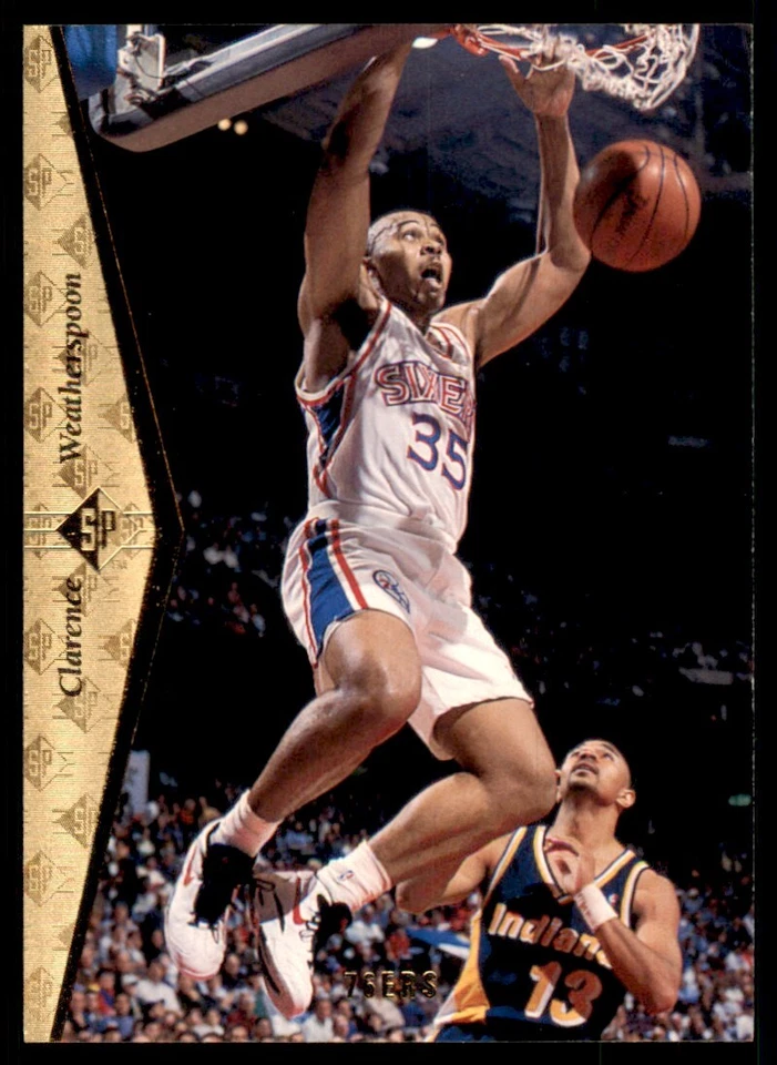 1994-95 Upper Deck SP Clarence Weatherspoon Basketball Cards #126 - Image 1 of 2
