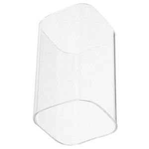 Glass Candle Shade Decorative Tea Light Holders Clear Candleholders - Picture 1 of 12