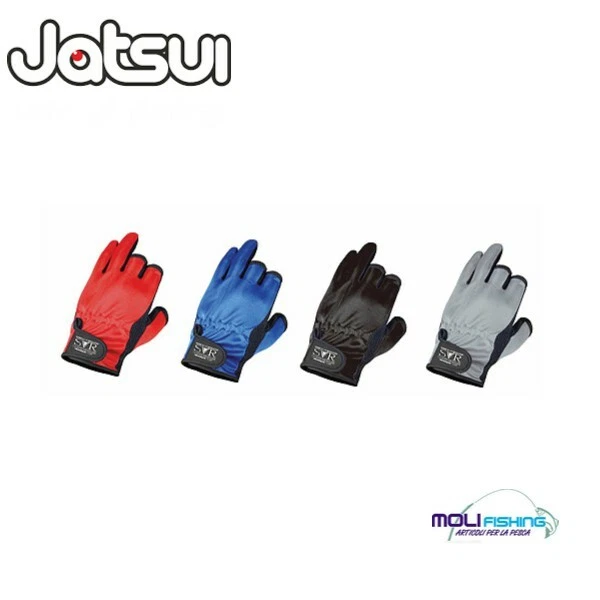 GUANTI DA PESCA IN NYLON  3 DITA JATSUI CON RIVESTIMENTO ANTISCIVOLO 4 COLORI - Immagine 1 di 1