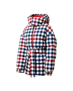 Perfect Moment 'STAR GINGHAM' Plaid Ski Jacket with 2 Belts -Size L' MSRP $990 - Picture 1 of 10