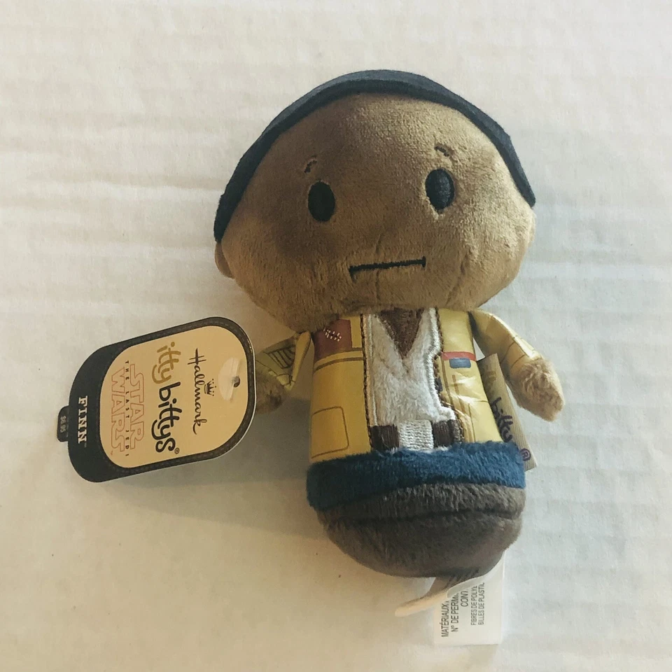 2017 Hallmark Star Wars Last Jedi Finn Itty Bittys Bitty Plush Figure