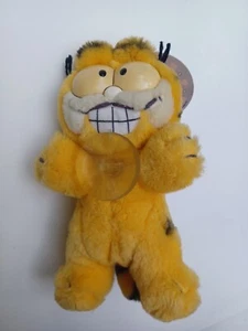 Peluche Garfield Stuck on You mini vintage 1988 Dakin se pega a Windows - Imagen 1 de 6