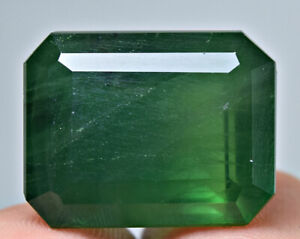 28 Carat Extremely Beautiful with Attractive Color Fluorite Cut Gemstone@Pk