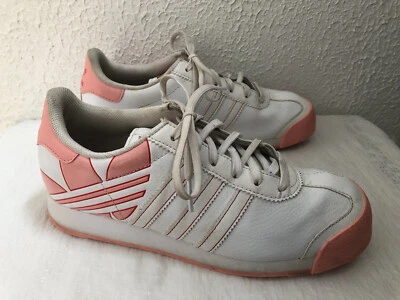 Adidas Ortholite Shoe Sneaker Samoa Pink White FV6839 Women’s Girls Classic SZ 5 - Image 1 of 4