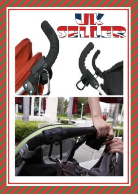 UK Buggy Riemen Karabiner Clips Kinderwagen Tasche Haken Kinderwagen Buggies Kinderwagen Walker