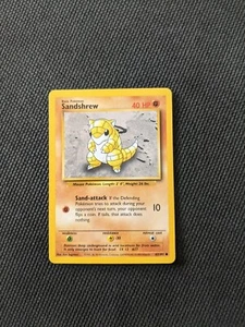 Sandshrew 1999 Base Set Pokemon Card #62 Pack Fresh Un Played - Picture 1 of 4