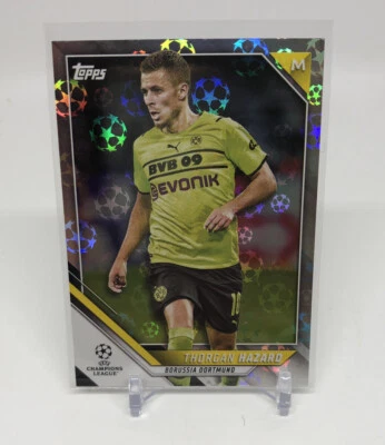 2021-22 Topps UCL Thorgan Hazard Starball Foil #27 - Image 1 of 2