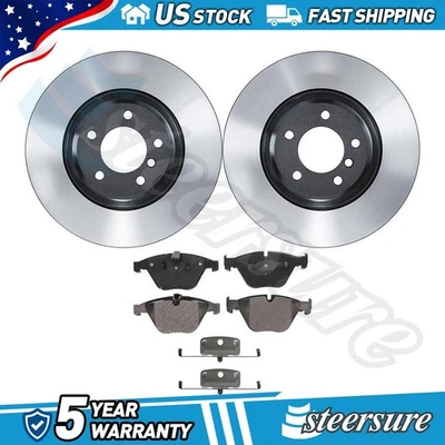 Wagner 制动前盘制动垫套装盘式制动转子适用于 2007 - 2009 宝马 335i — 第 1/4 张图片