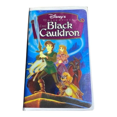 Walt Disney’s Masterpiece The Black Cauldron (VHS, 1998) White Clamshell Case - Image 1 of 4