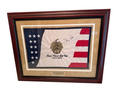 Donald Trump National Golf Club Colts Neck Doral Pin Flag Jerry Pate Auto 2018 - Image 1 of 3