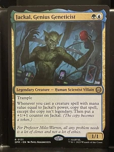 Jackal, Genius Geneticist #131 NM/M MTG Spiderman Magic Card - Picture 1 of 1