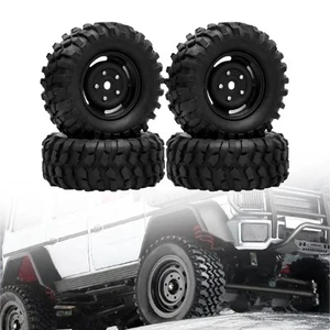 Pneus en caoutchouc RC 4pcs RC 1/10 roues de simulation pour la voiture du - Picture 1 of 7