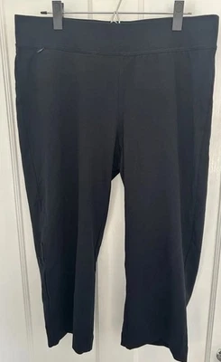 Pantalones cortos para mujer Lands End Star Fish negros talla L 14-16 leggings cremallera frontal Foto 1 de 4