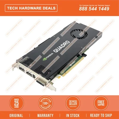 699-52004-0503-430    Nvidia Quadro K4200 Interface PCI-Express 2.0 x16 Video Ca - Image 1 of 4