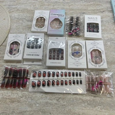 12x mal Press On Nails Fake Nails Neu - Bild 1 von 4