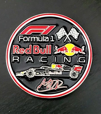 F1 Redbull Racing  Collectible Coin - Formula 1 MAX VERSTAPPEN 4x World Champion - Image 1 of 2