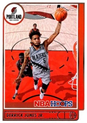 2021-22 Hoops Red Backs Derrick Jones Jr. Portland Trail Blazers #131 - Image 1 of 2