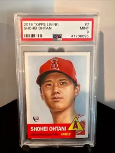 2018 TOPPS LIVING #7 SHOHEI OHTANI PSA 9 RC MINT - Picture 1 of 5
