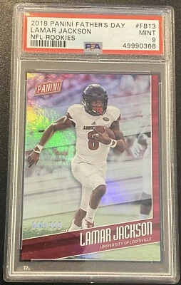 2018 Panini Father's Day - NFL Rookies #FB13 Lamar Jackson /399 (RC) - Image 1 of 2