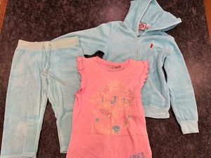 Lot de 3 pièces assorties fille Juicy Couture - Taille 7 - Photo 1/12