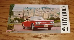Chevrolet Corvair 1964 folleto de ventas 64 original Chevy Monza Spyder - Imagen 1 de 1