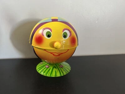 Raro pilones abeja té azucarero bola de metal 6" de alto multicolor plato de caramelo lata Foto 1 de 4