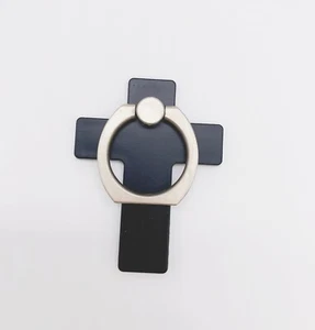 Universal 360 Rotation Finger Ring Stand Holder For Cell Phone Tablet - Cross - Picture 1 of 9