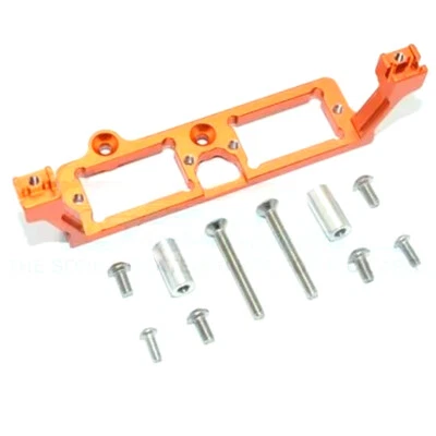 GPM Alum Frnt & Rear Gear Box 2-Speed Diff Lock Servo Mount Orng : TRX-4 - Image 1 of 3