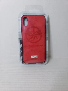 iPhone XS X Case Avengers Captain Marvel Red - Picture 1 of 3