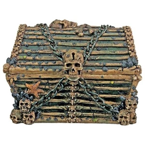Davy Jones Treasure Chest Jewelry Trinket Box Storage Container Pirate Décor New - Picture 1 of 3