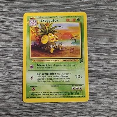 Exeggutor 39/130 Uncommon Base Set 2 Pokemon TCG - WOTC NM/VLP - Image 1 of 2