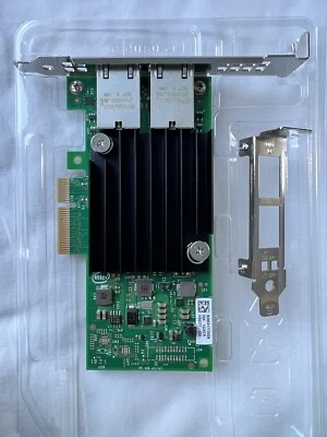 Intel X550-T2 Dual 10Gb Ethernet Converged Network Adapter Genuine with BradyId - Image 1 of 2