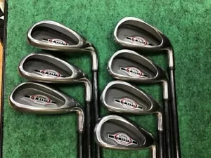 ◼️7pcs◼️ Callaway 2004 Big Bertha Iron Set 7clubs 5-10+W RCH 75i Flex S Stiff - Picture 1 of 5