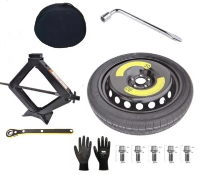 ersatzrad notrad 19" fur Mercedes Glc mit Wagenheber Schlüssel und Tasche 145/80 - Bild 1 von 4