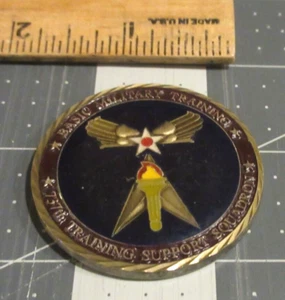 USAF Air Force BMT 737th Training Support Squadron, Challenge Coin - Bild 1 von 2