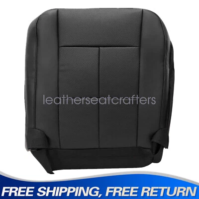 Cubierta de asiento inferior del conductor izquierdo de cuero negro para Lincoln Navigator 2007 a 2014 Foto 1 de 4