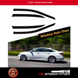 Somke Deflector Slim Window Visor Sun Rain Guards For 2003-07 Honda Accord Sedan - Imagen 1 de 7
