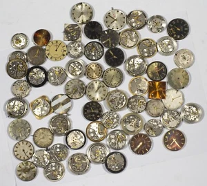 LOTE RELOJES PULSERA MOVIMIENTOS RELOJERÍA ARTE STEAMPUNK HÁGALO USTED MISMO PIEZAS 63 piezas 2LB 914g - Imagen 1 de 1