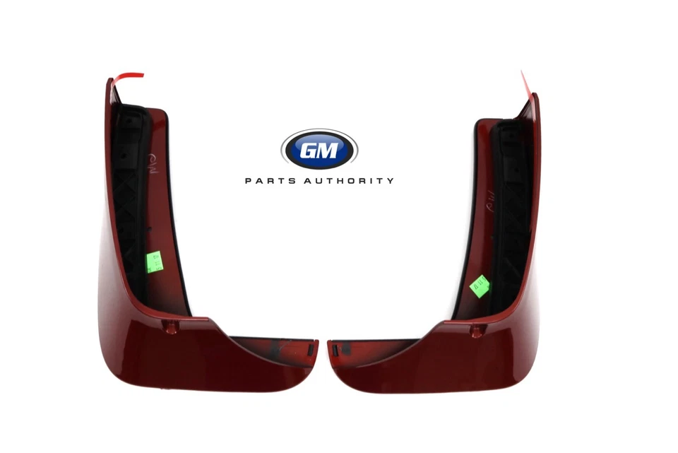 2018-2020 Chevrolet Traverse Molded Rear Splash Guards 84159797 Cajun Red OEM GM - Image 1 of 1