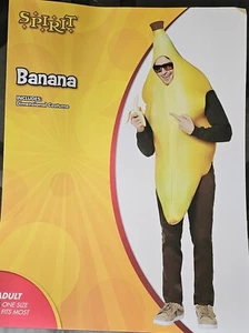 Banana Costume Spirit ADULT UNISEX  - Picture 1 of 3
