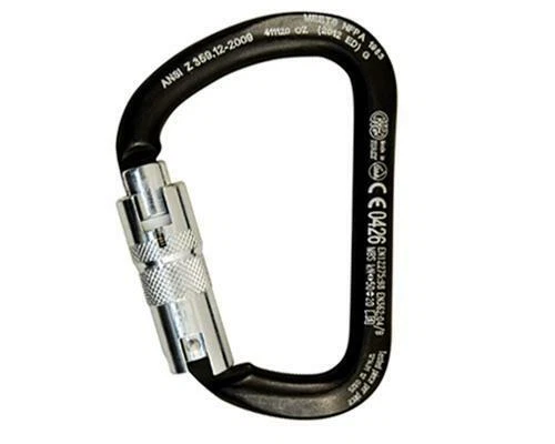 Mosquetón Kong XL ANSI / NFPA acero al carbono 3 etapas bloque automático negro 50 kN Foto 1 de 1