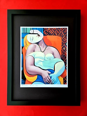 Mujer de Picasso firmada a mano edición limitada Impresión (10) Certificado de Autenticidad Auténtico por Alexander Dulac Foto 1 de 3