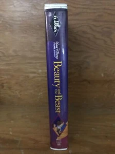 RARE Walt Disney's Beauty and The Beast VHS 1992 Black Diamond Christmas Lead 92 - Picture 1 of 4