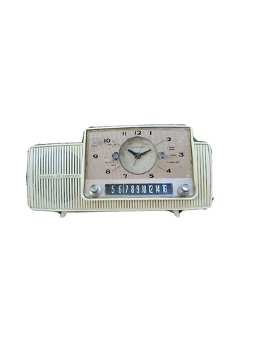 Vintage Radio General Electric Model C430 1959 Space Age Alarm Clock Radio Cover