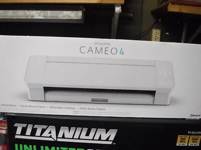 *NEW* Silhouette Cameo 4, Smart Craft Cutting Machine, White SILH-CAMEO-4-WHT-4T - Image 1 of 4