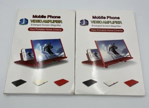 Mobile Phone Screen Magnifier 10inch 3D HD Video Amplifier Phone Stand Brack P2 - Picture 1 of 5